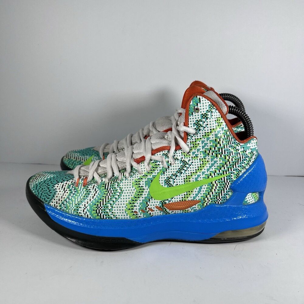 Nike ID Kevin Durant KD 6 Custom Colorway Lace Up Basketball Shoes 5.5 Youth - Picture 3 of 8